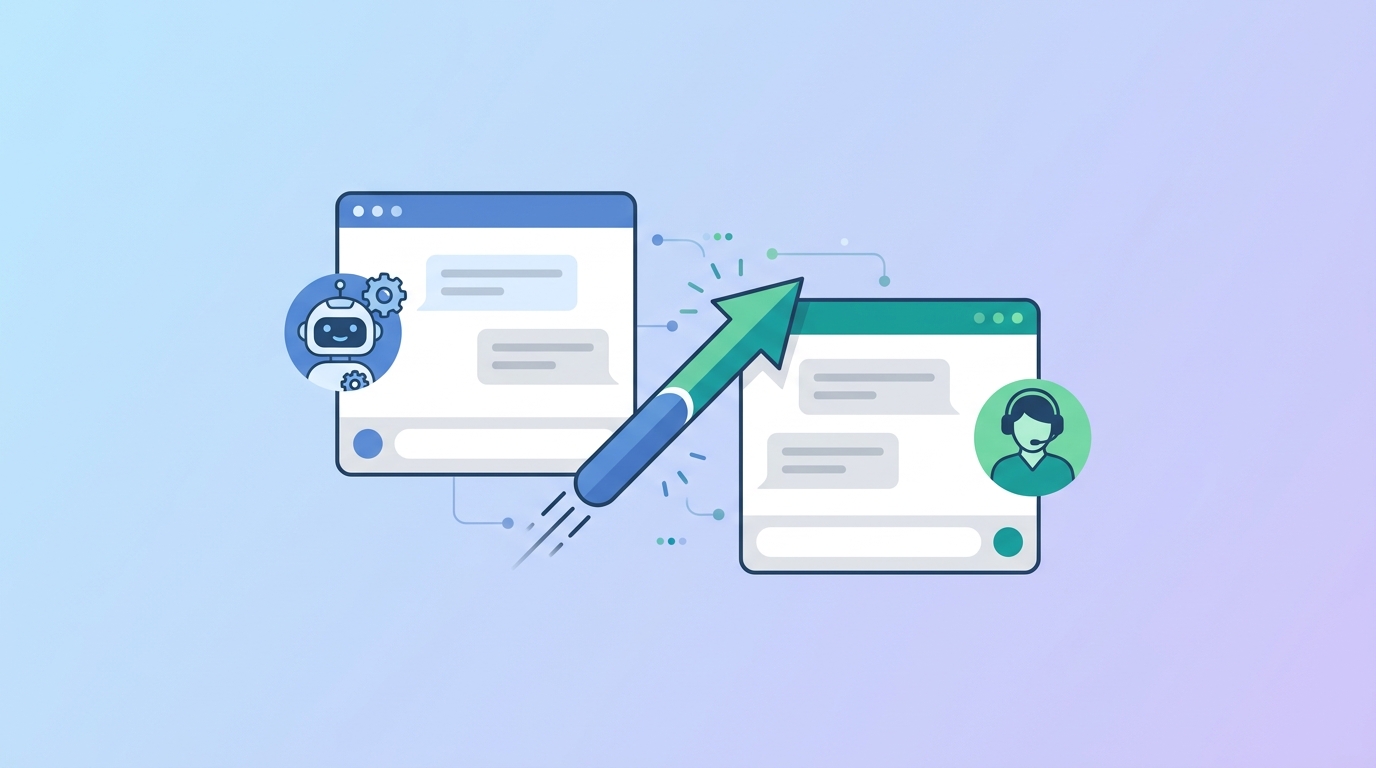 How to Set Up AI-to-Human Handover in Your Customer Support Chat