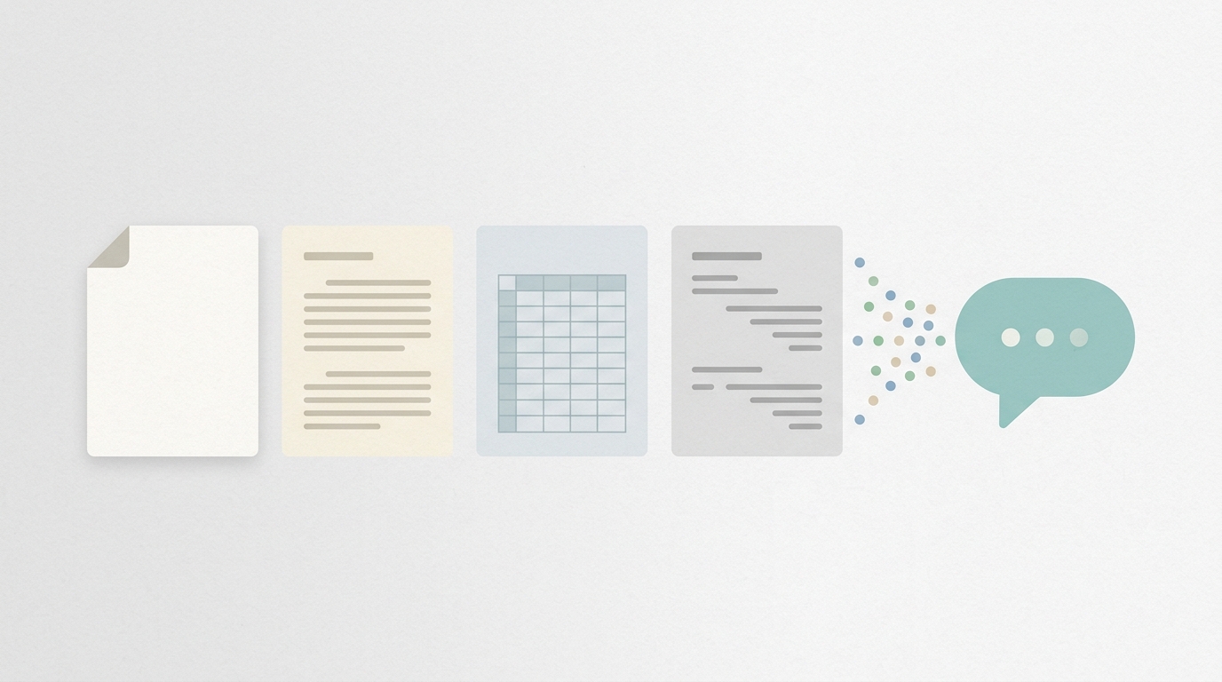 How to Train an AI Chatbot on PDFs, Docs, and Spreadsheets
